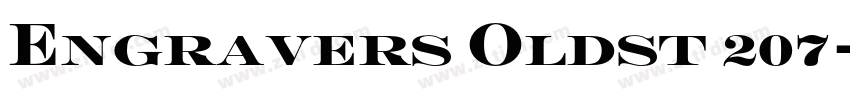 Engravers Oldst 207字体转换